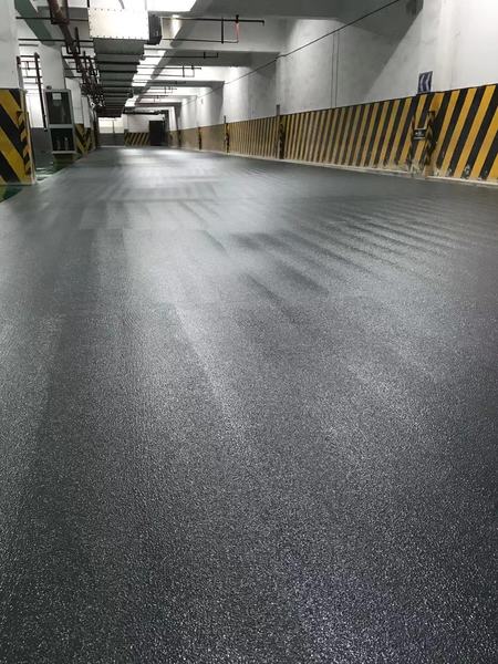 车库通道橘纹环氧地坪