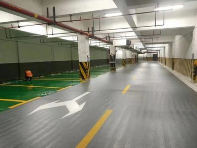 车库通道橘纹环氧地坪