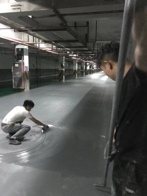 车库通道橘纹环氧地坪