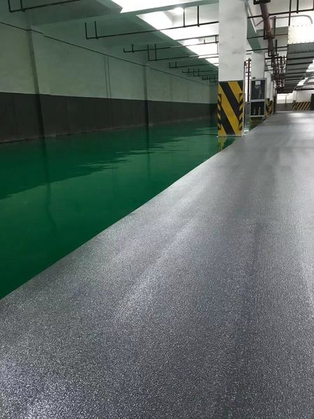 车库通道橘纹环氧地坪